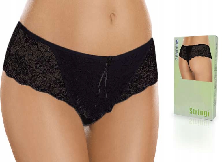

stringi damskie Gabidar 110 Bawełna , Czarne , S
