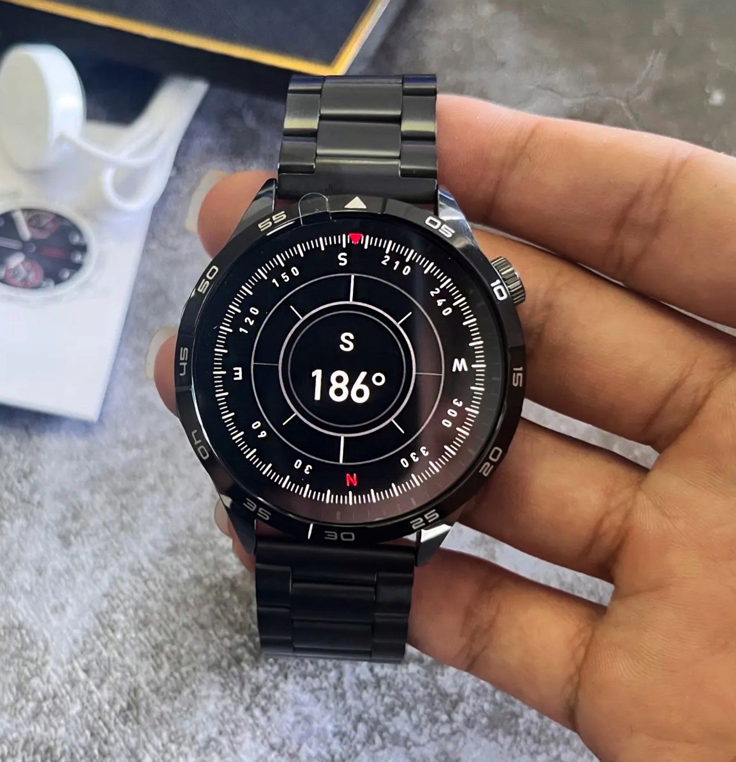 SMARTWATCH MĘSKI Z FUNKCJA ROZMOWY AMOLED WODOODPORNY POMIARY SPORT MENU PL Kompatybilność systemowa Android iOS