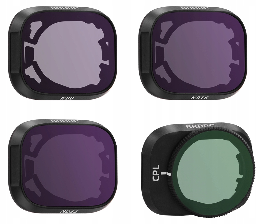 Zestaw 4 filtrów do DJI Mini 3 Pro CPL ND 8 16 32