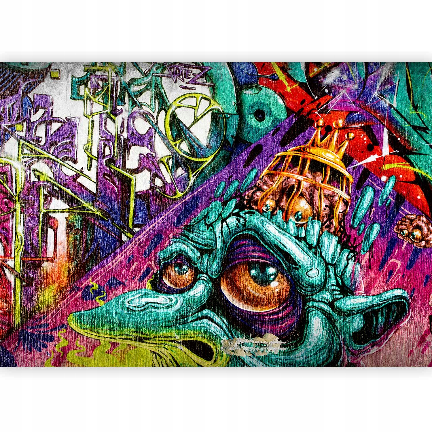 Fototapeta Premium Graffiti Potwór Mural Dla Chłopca Na Ścianę 450x315