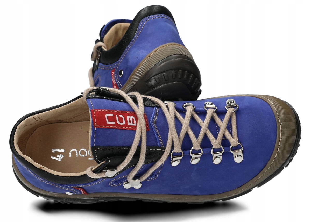 NAGABA 054 CHABER - SKÓRZANE PÓŁBUTY TREKKINGOWE DAMSKIE - ROZMIAR 41 Marka Nagaba