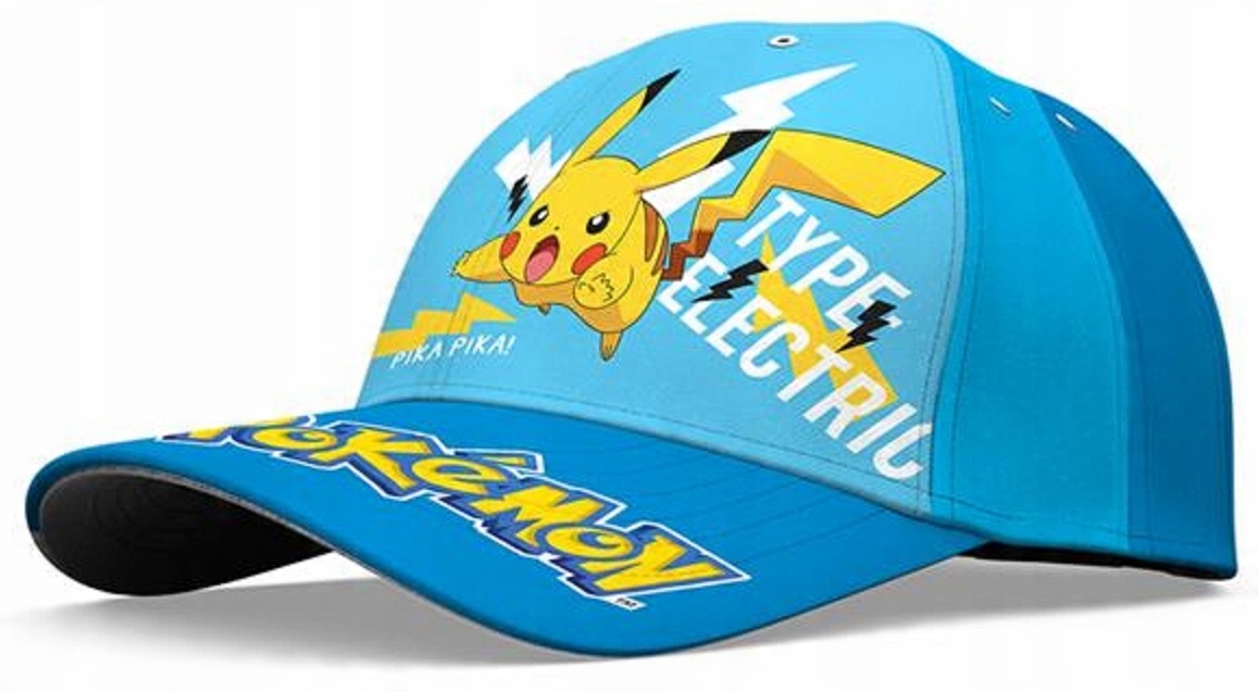 

Czapka Z Daszkiem Pokemon Chłopięca Pikachu Letnia