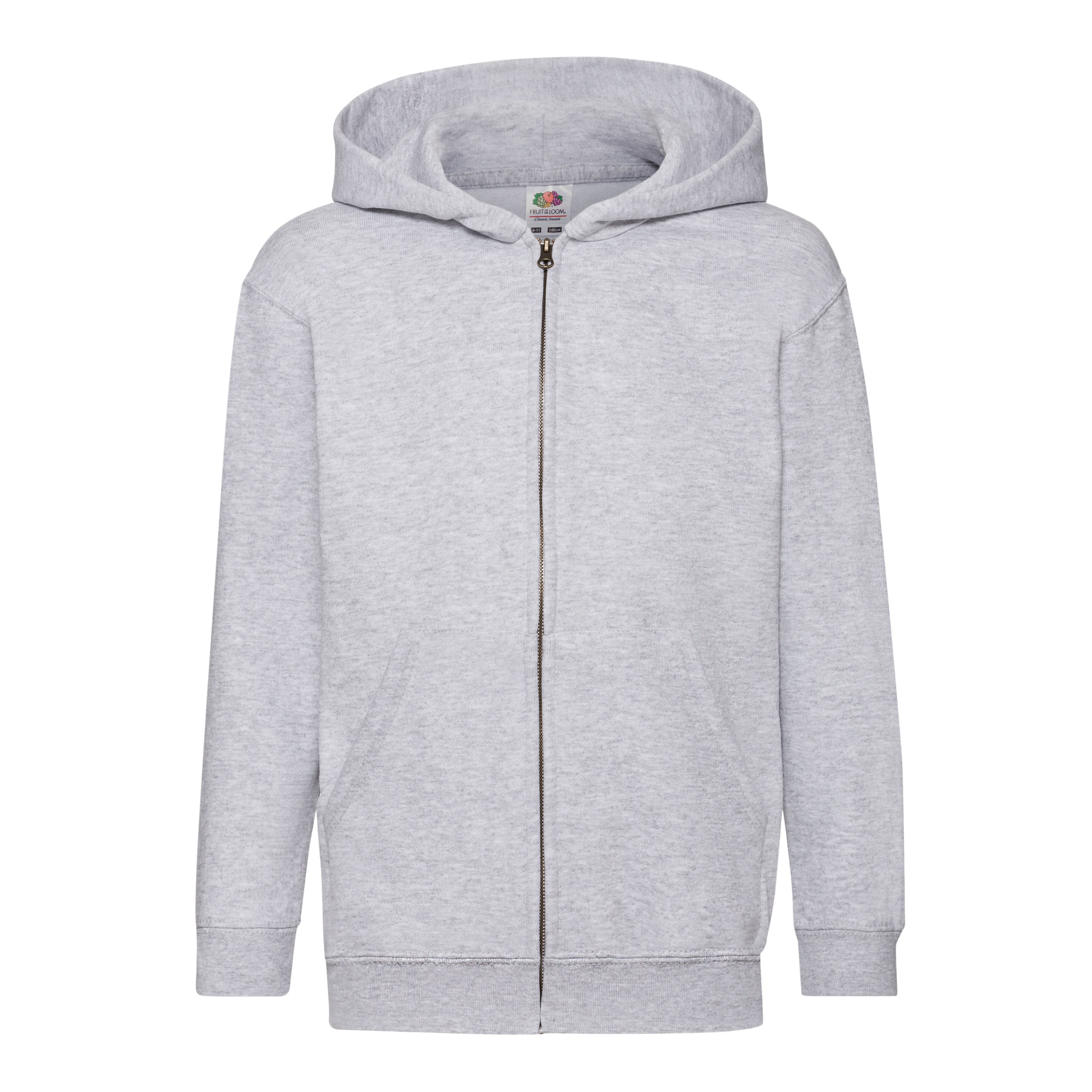 

Bluza rozpinana z kapturem Heather Grey 12-13