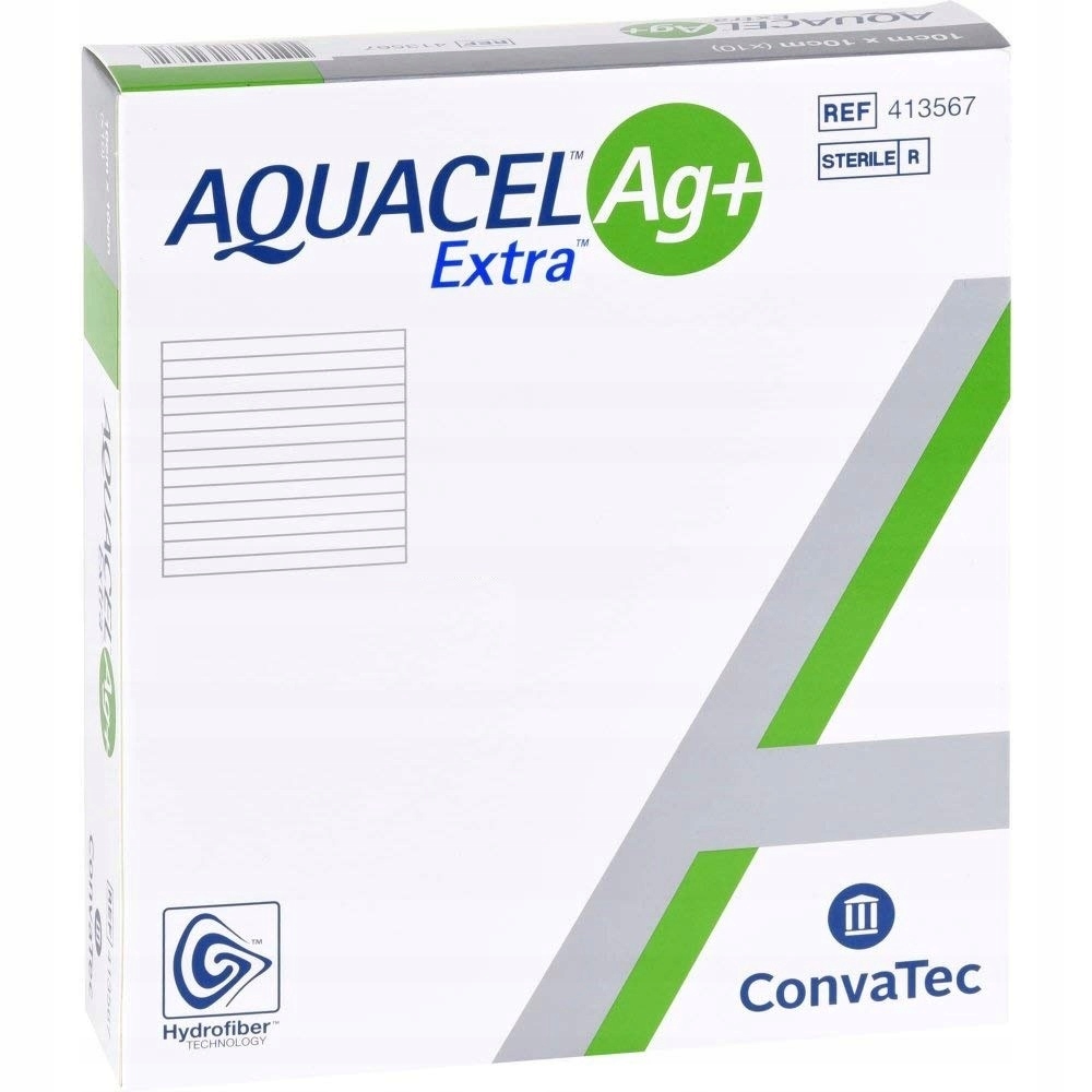 

Aquacel Ag+ Extra opatr hydrofiber 10cm x10cm 1szt