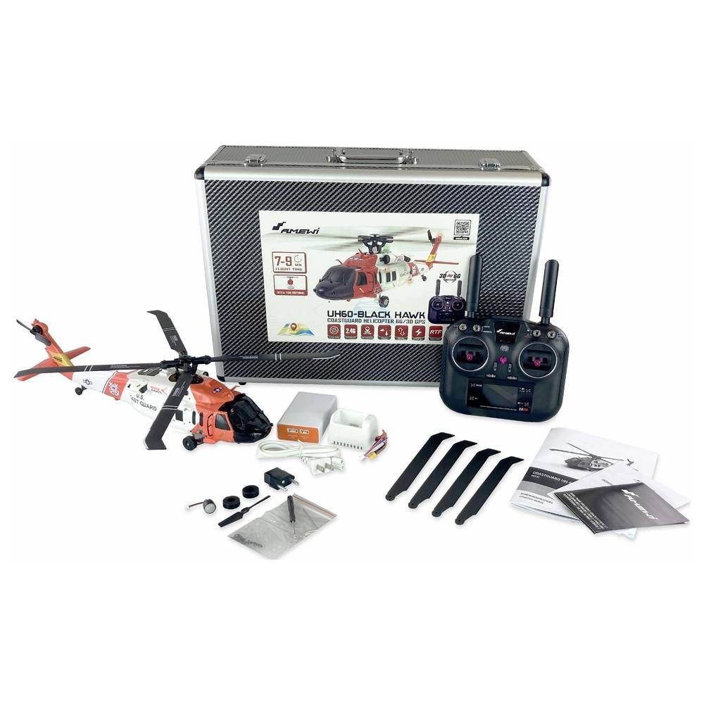 Amewi UH60 Black Hawk Coastguard – Helikopter Rc Rtf Brushless