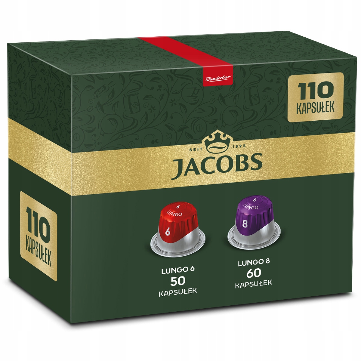 Kapsułki Jacobs do Nespresso(r)* Lungopack zestaw [110 kaw] 10+1 Gratis!