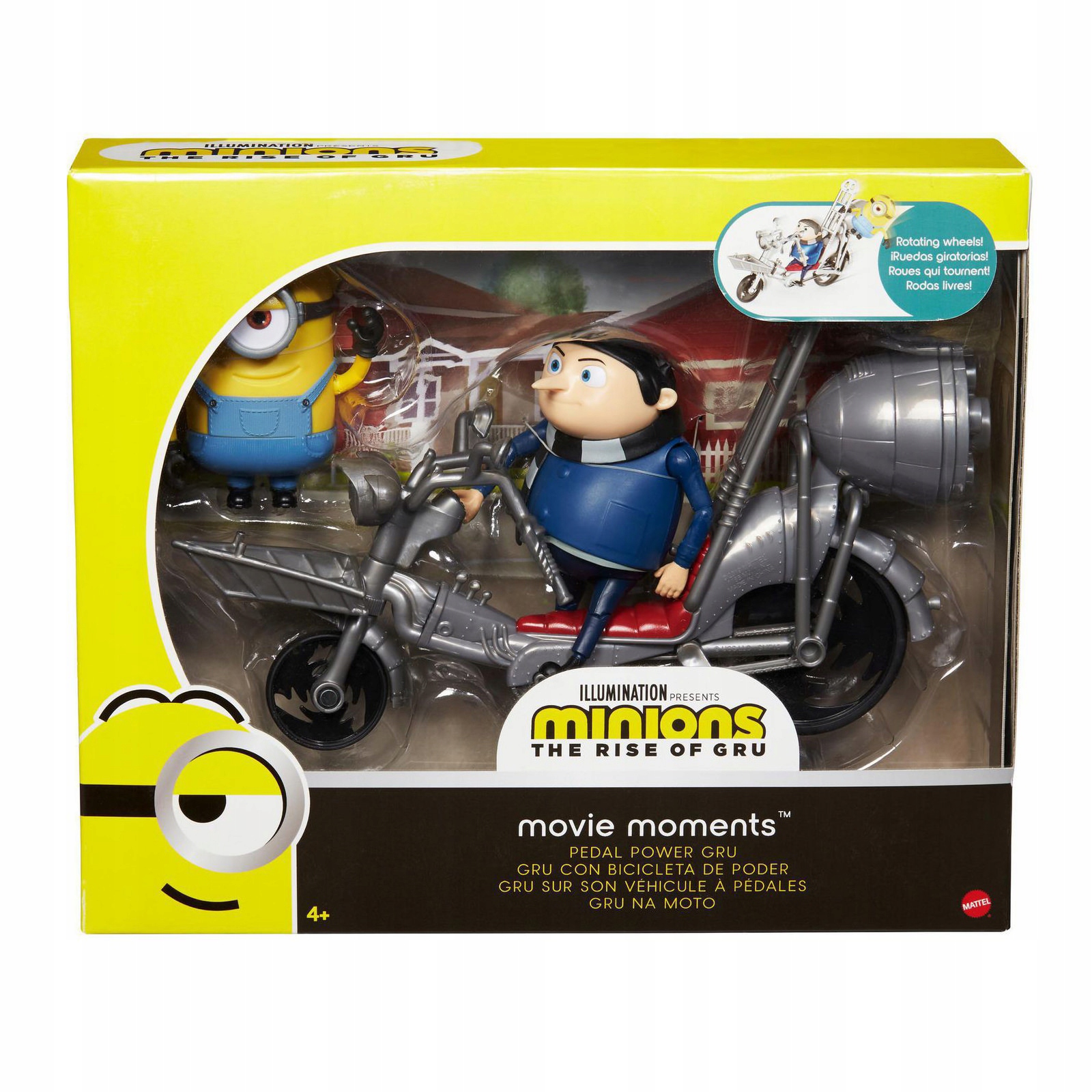 

Minionki Gru Na Motocyklu Mattel