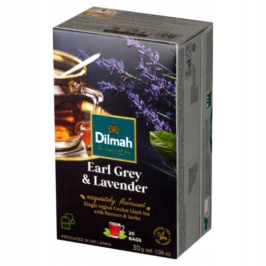 Levně Dilmah Čaj černý aromatizovaný Earl Grey a Levandule 20 sáčků