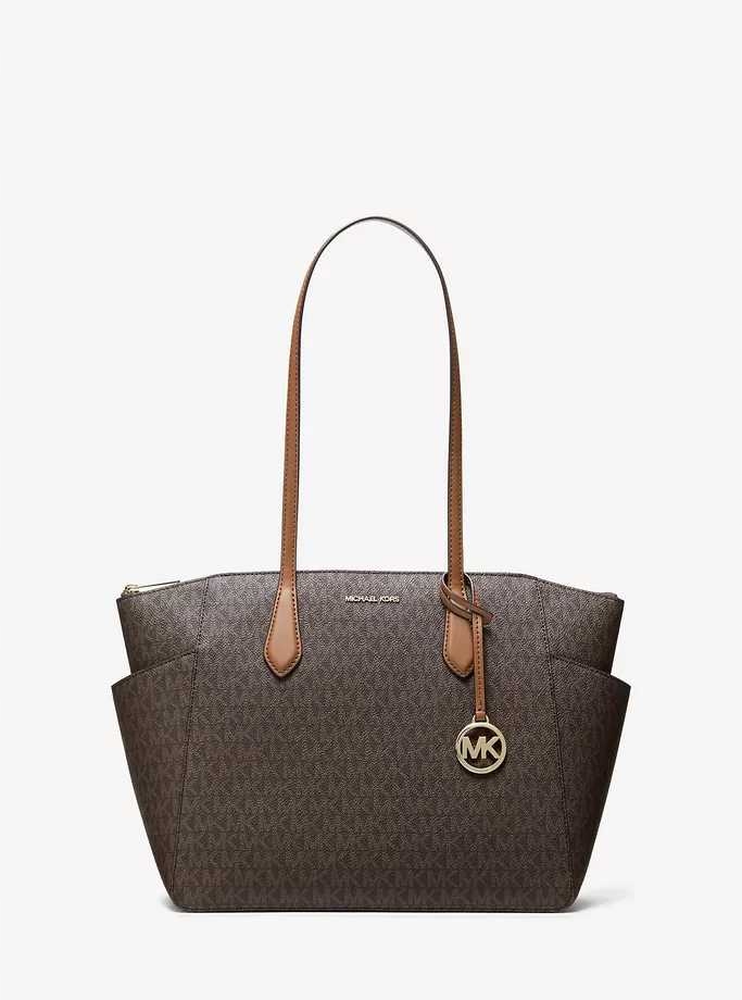 Michael Kors dámská kabelka Marilyn hnědá logová