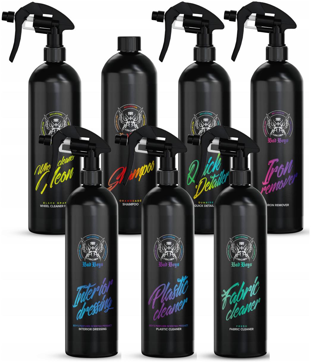 RR Customs RRC Bad Boys Mega Zestaw Kosmetyków Do Auta Detailing Prezent