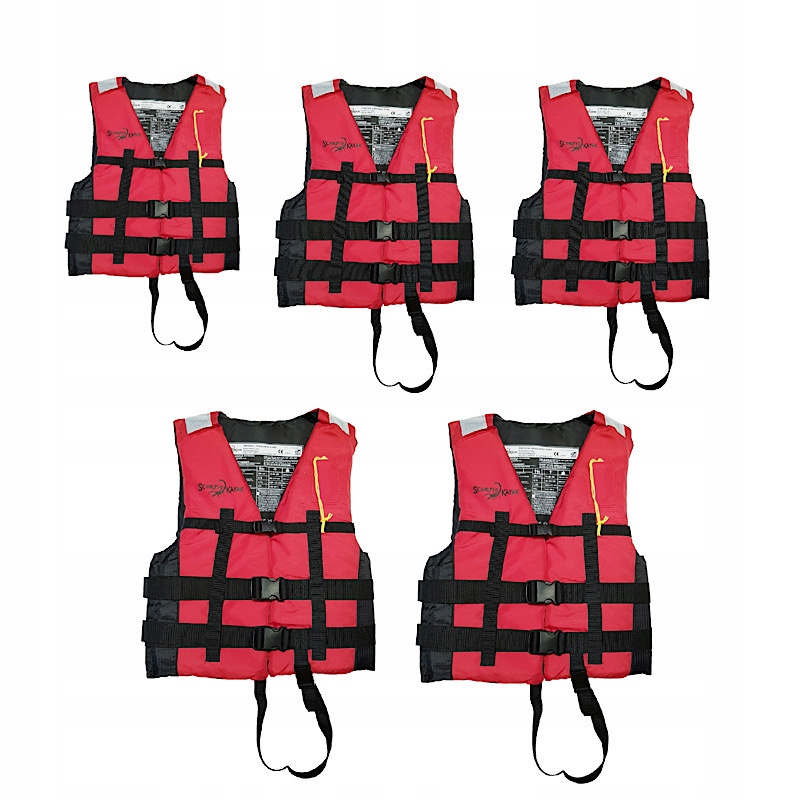 Set 5x Kapok Rybářská Zajišťovací Vesta Na Kajak Loď Loď Maskáčový