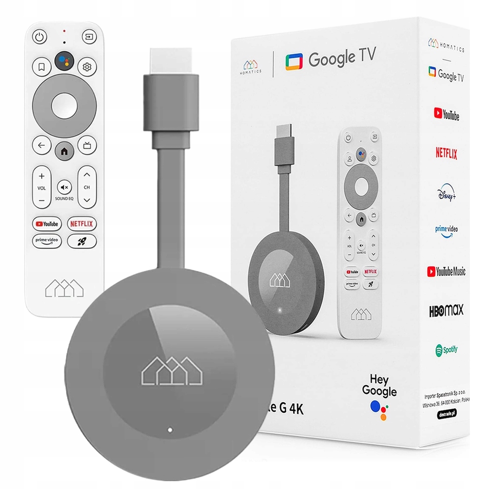テレビ Chromecast with Google TV 4K Google、4K非対応で4980円の「Chromecast with Google TV (HD