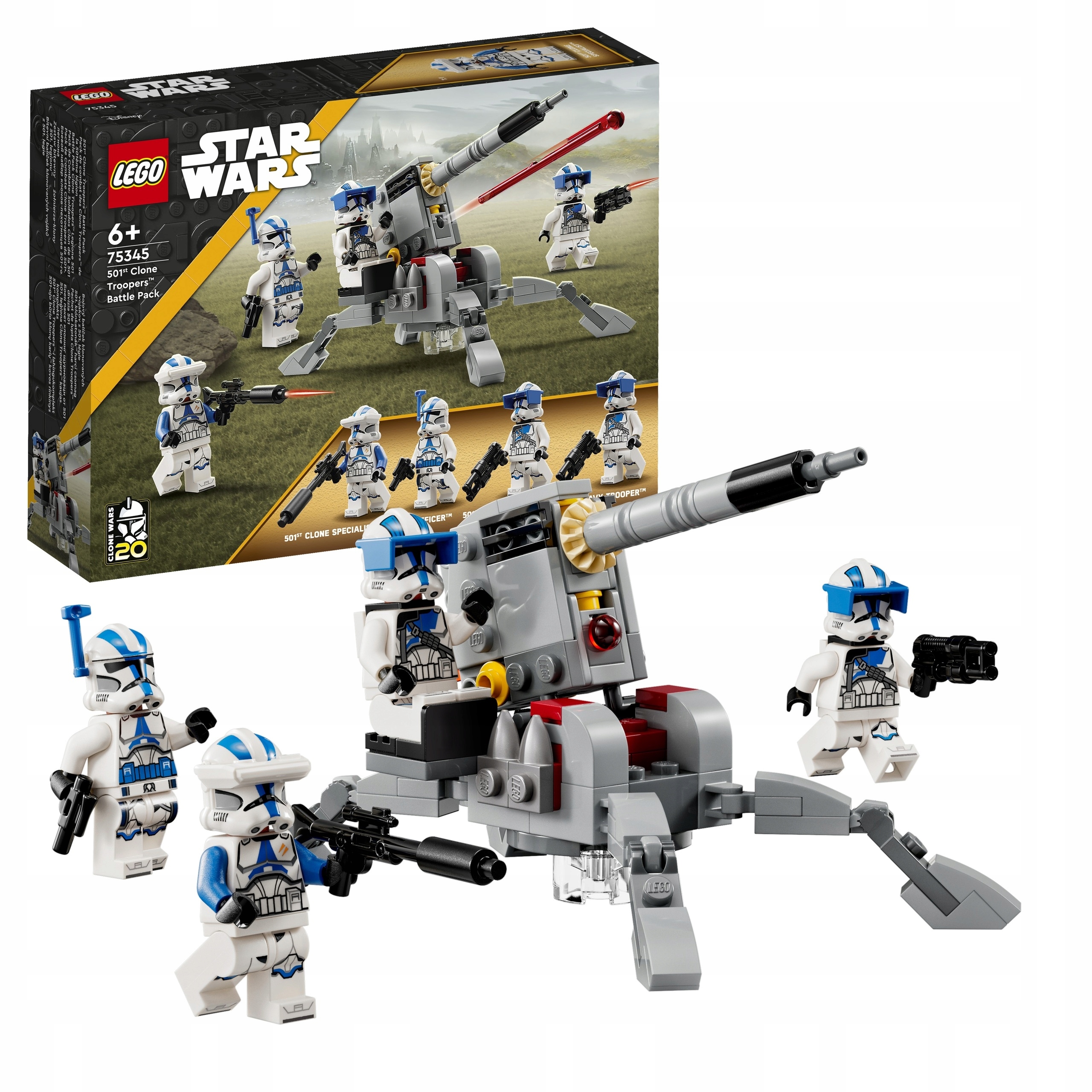 Lego Star Wars 75345 Stavebnice Bojová sada Vojáci-Klony z 501. legie
