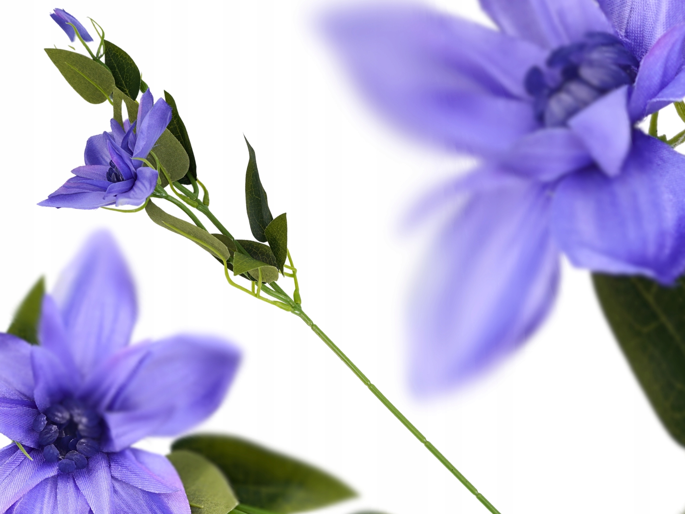 CLEMATIS SZTUCZNE KWIATY 60cm MODNE KWIATY DO BUKIETÓW POWOJNIK PIK XXL Rodzaj galązki