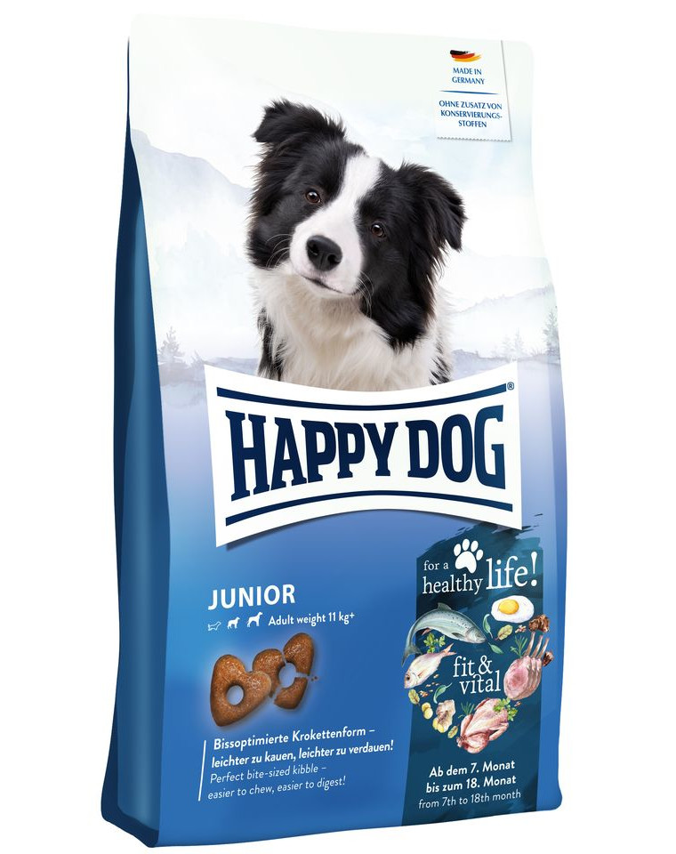 Happy Dog Supreme Fit&VItal Junior suché krmivo pro psa 10 kg