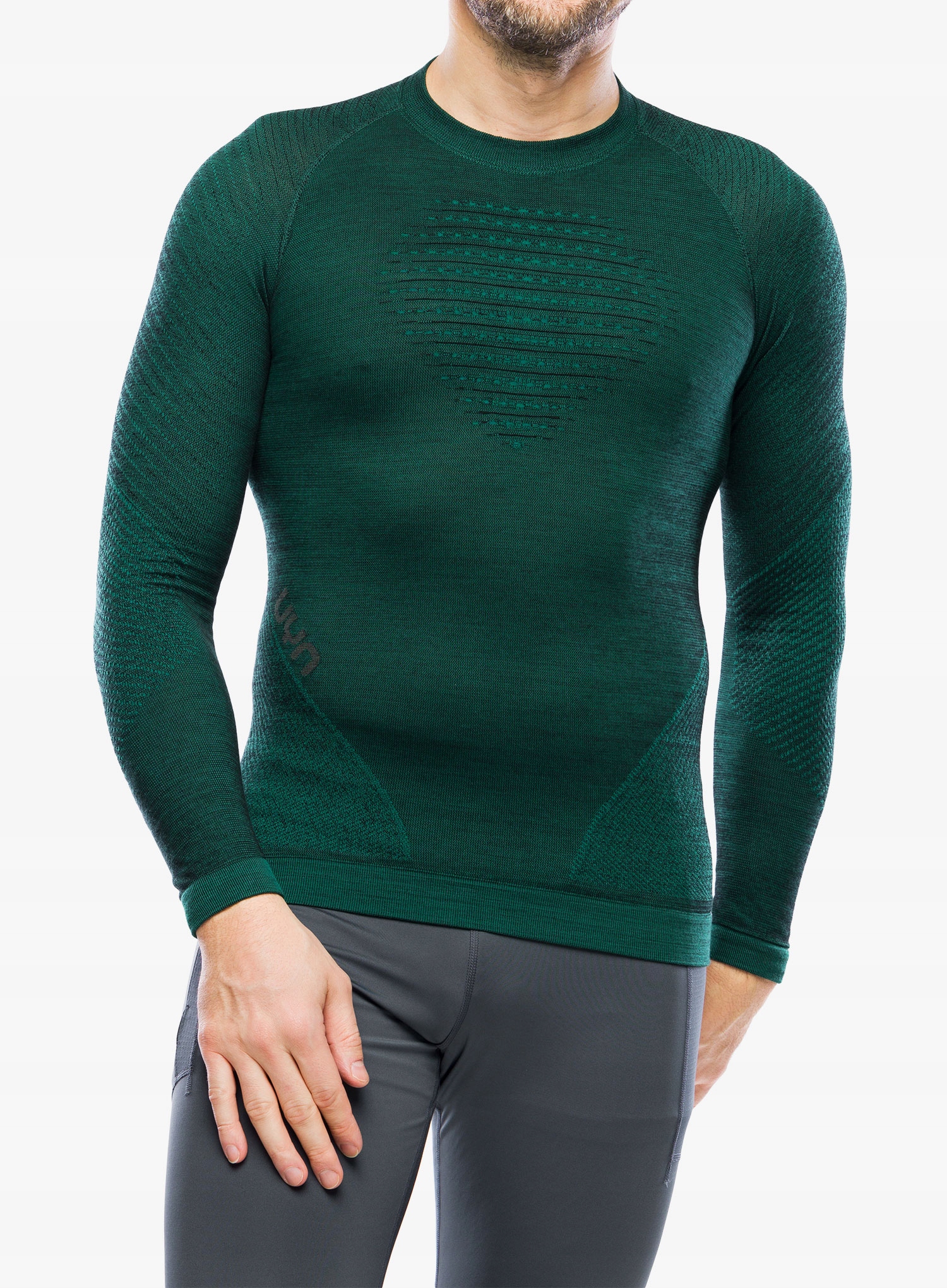 Pánská termo Mikina Uyn Fusyon Biotech aventura tmavě zeleň L-XL