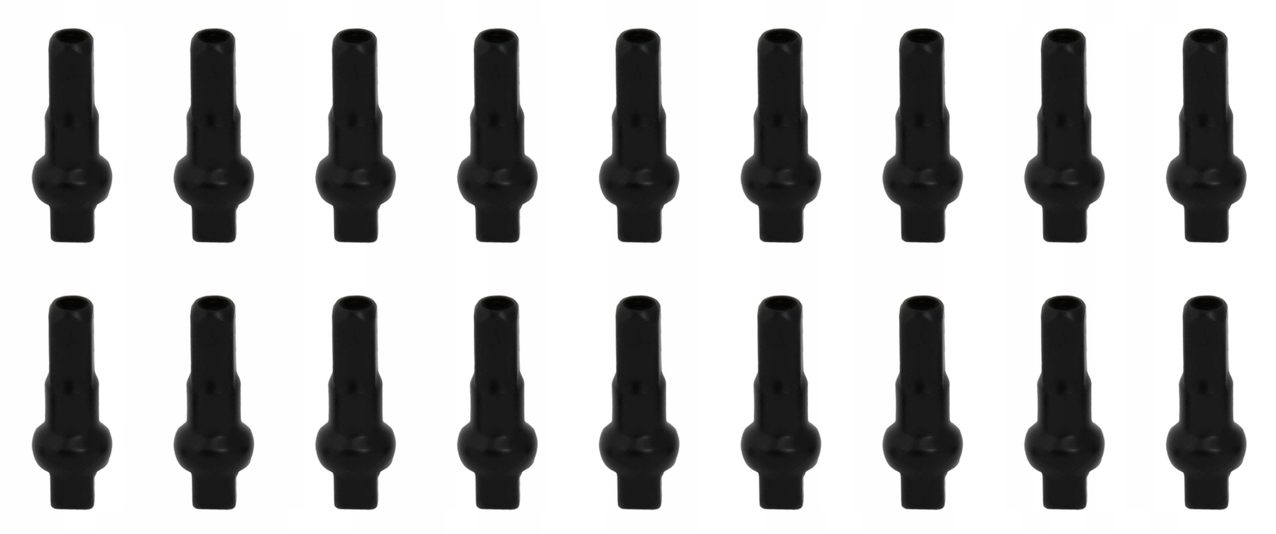 Nyple aluminiowe Sapim Polyax DS 2,0 czarny 18 szt