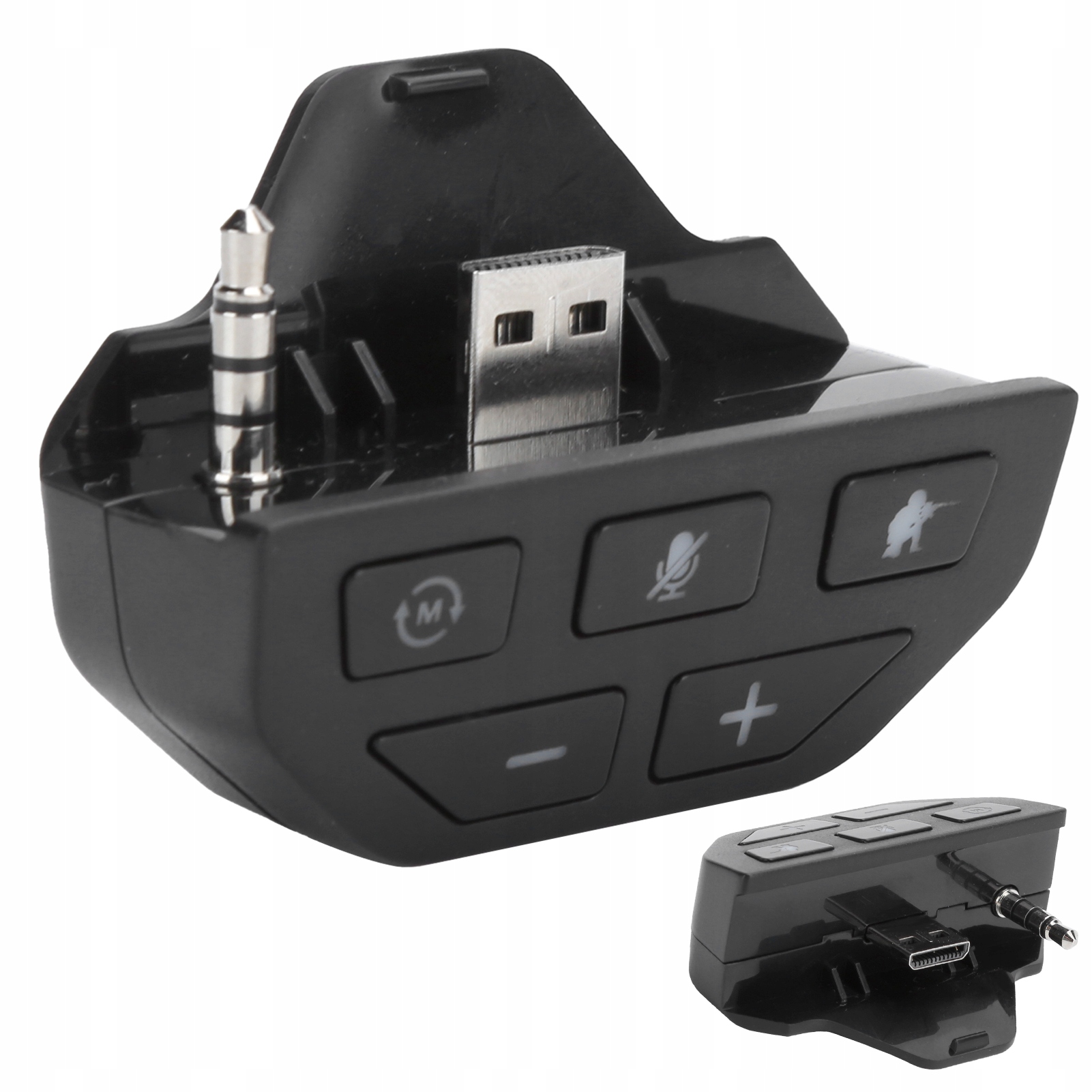 ADAPTER PRZEJŚCIÓWKA HEADSET NA SŁUCHAWKI I MIKROFON JACK 3,5 MM INTERFEJS