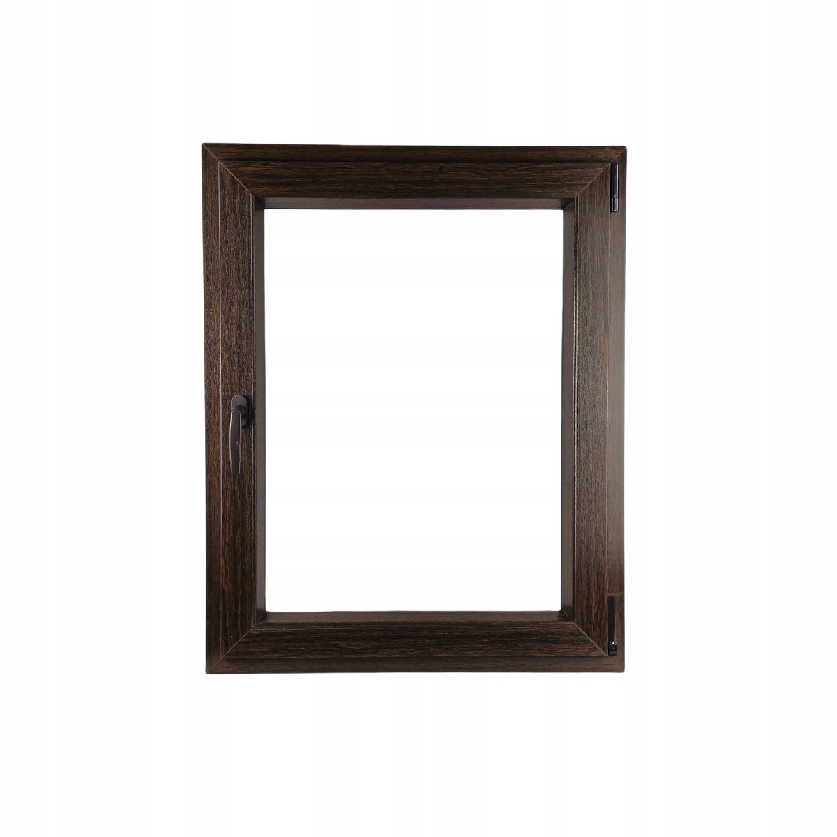 Alucon Okno Pcv 800 x 1000 mm 80x100 cm Dwustronny Ciemny Dąb Prawe