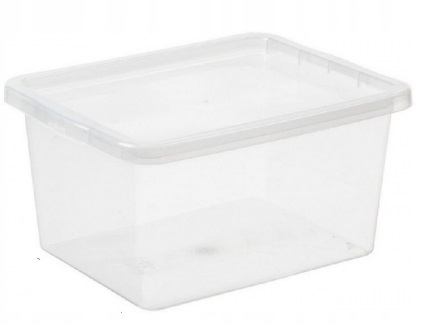 POJEMNIK 20 Basic BOXX PRZEZROCZYSTY Z POKRYWĄ
