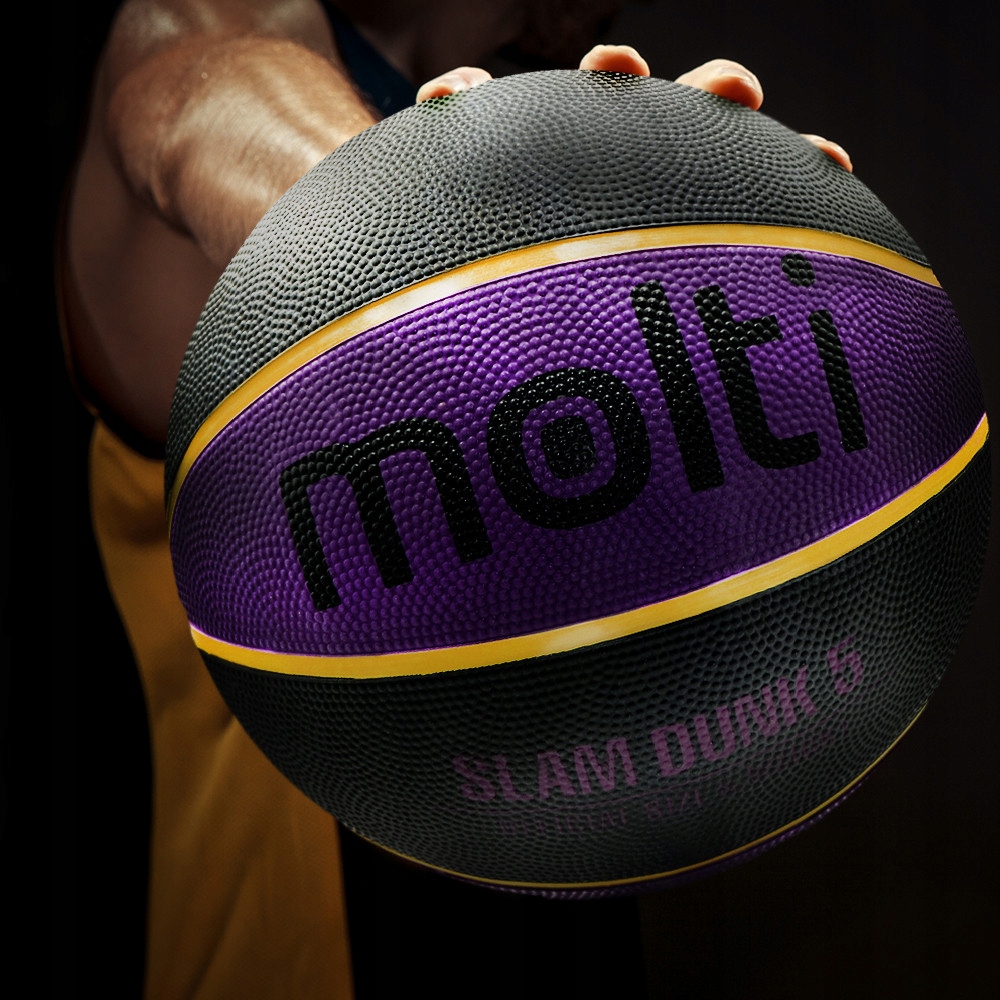 Piłka do koszykówki r.5 treningowa koszowa +pompka molti Rozmiar 5