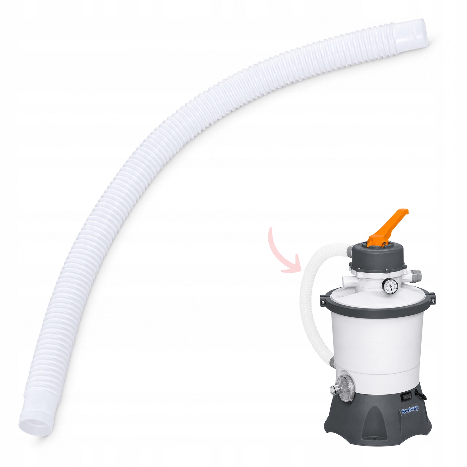 Krátká hadicová spojka pro pískový filtr 58634 Bestway Flowclear
