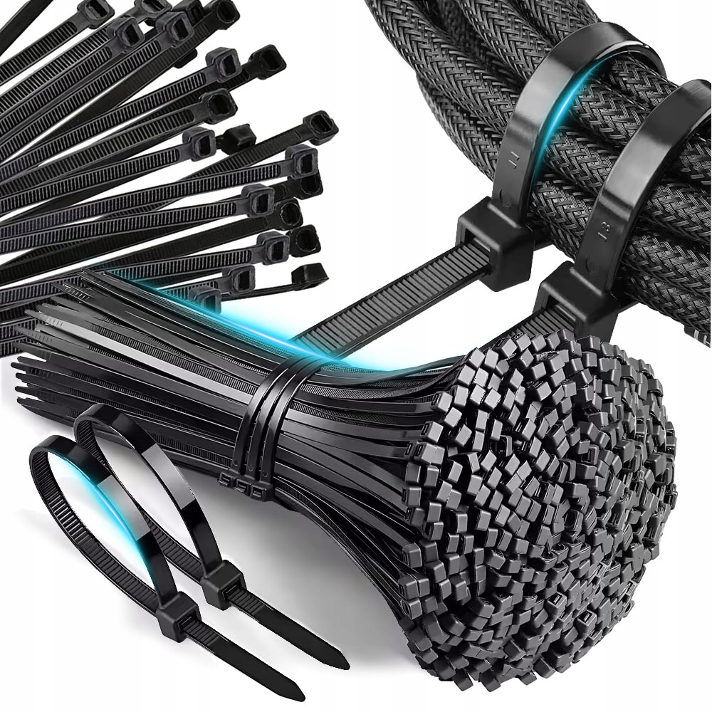 Opaski Zaciskowe Kablowe Ziperki Trytki Trytytki Mocne Wytrzymałe 100x2.5