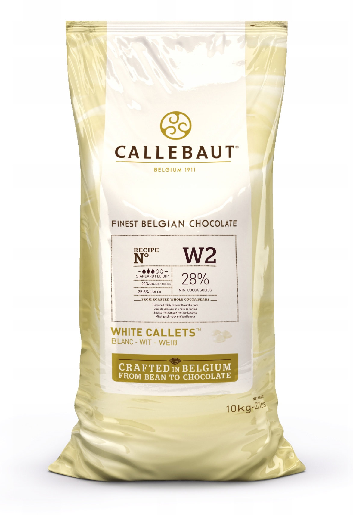 Czekolada Callebaut Biała 28% W2 belgijska Finest Belgian Chocolate 10 kg