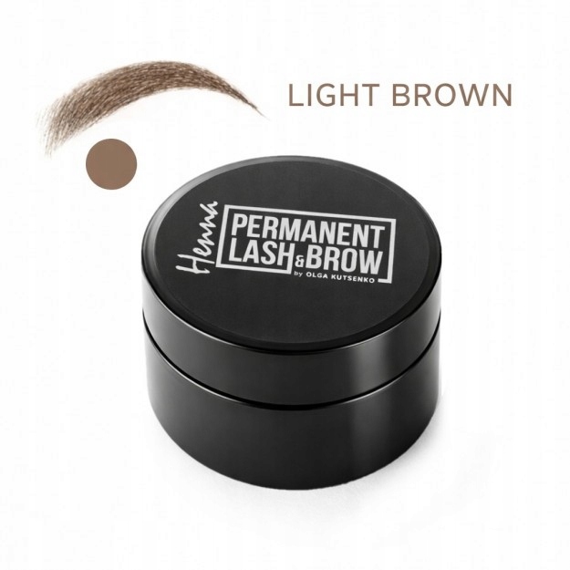 Henna pudrová Permanent Lash&Brow 5 g Světle hnědá