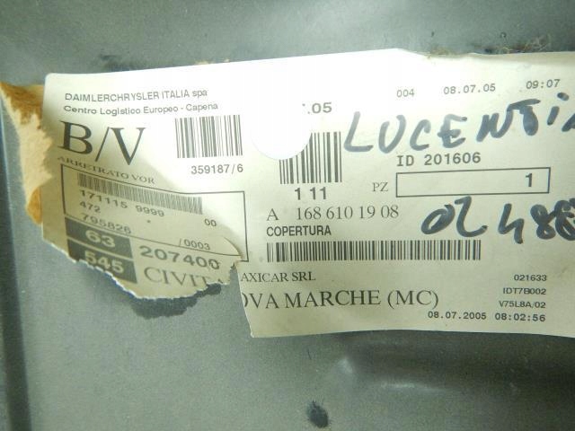 threshold chassis left front MERCEDES W168 1.7 CDI M / A1686101908