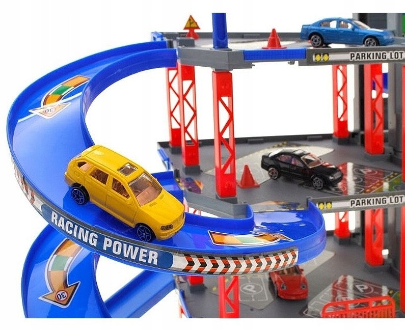 Parking Norimpex 4-poziomowy z samochodami i helikopterem Płeć chłopcy