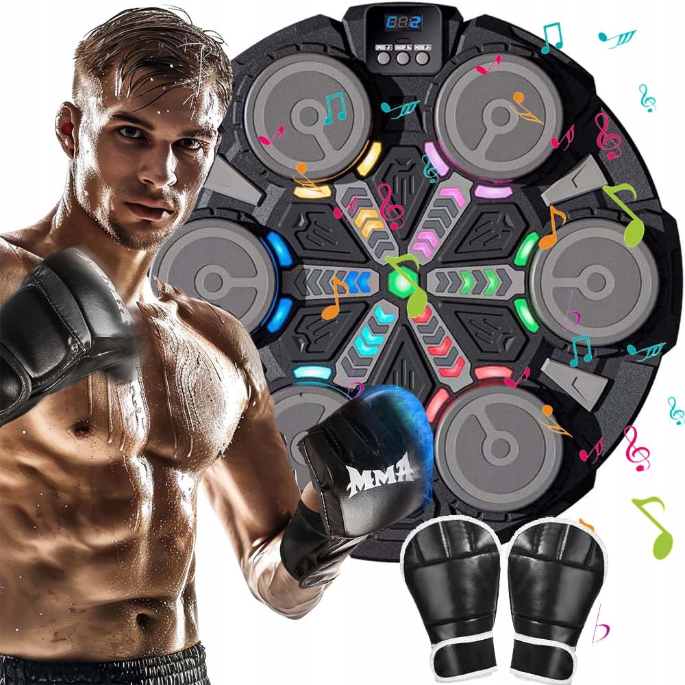 Tréninková Boxerská Deska Music Box Machine Bluetooth Pro Děti Rukavice