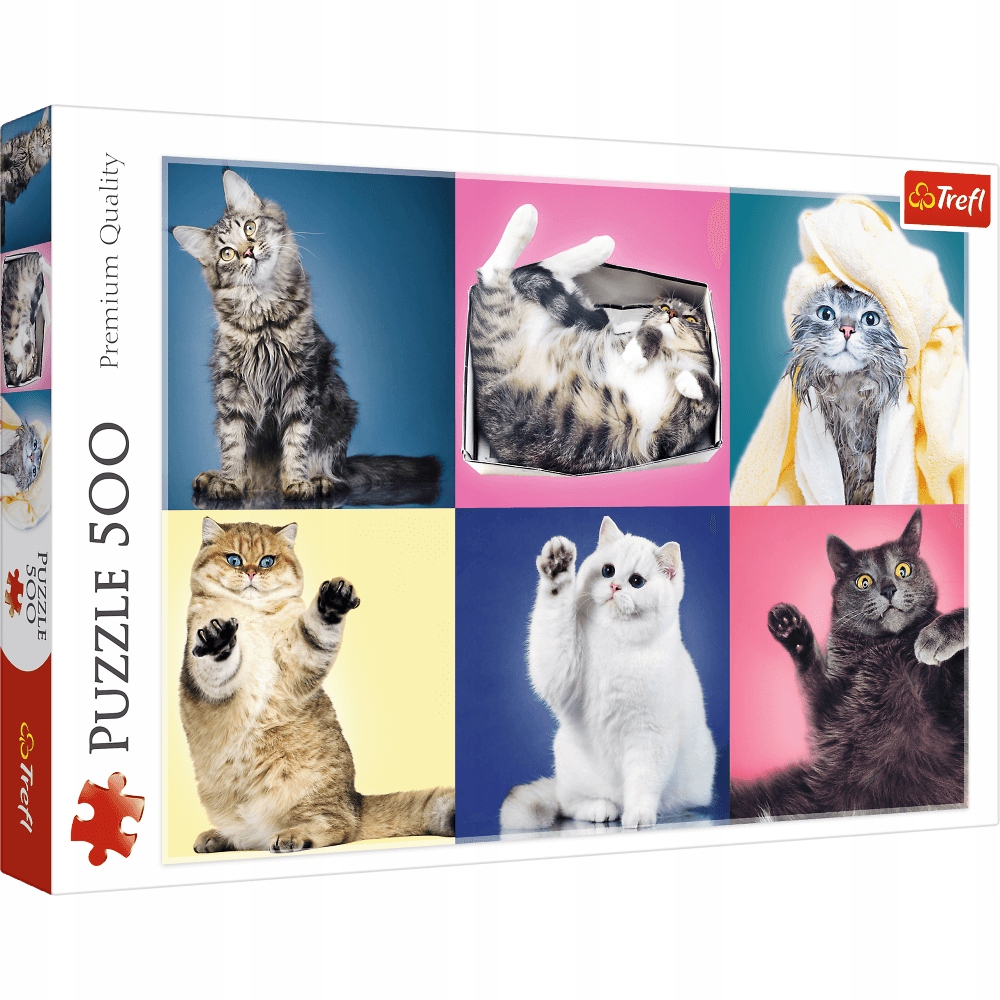 

Puzzle Trefl Premium Quality Kociaki 500 Elementów