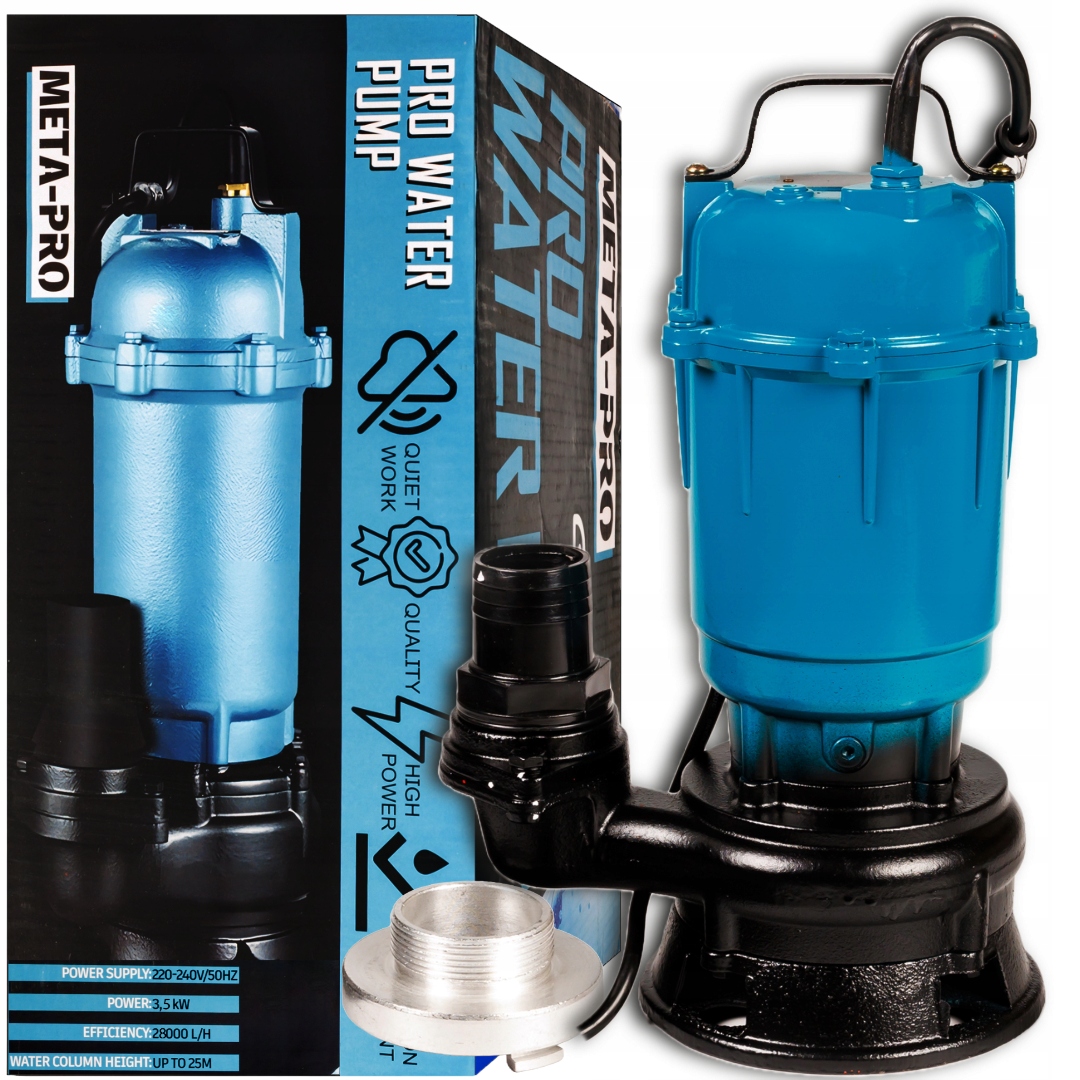 Pompa Do Wody Brudnej Szamba 3500W 28000L/h