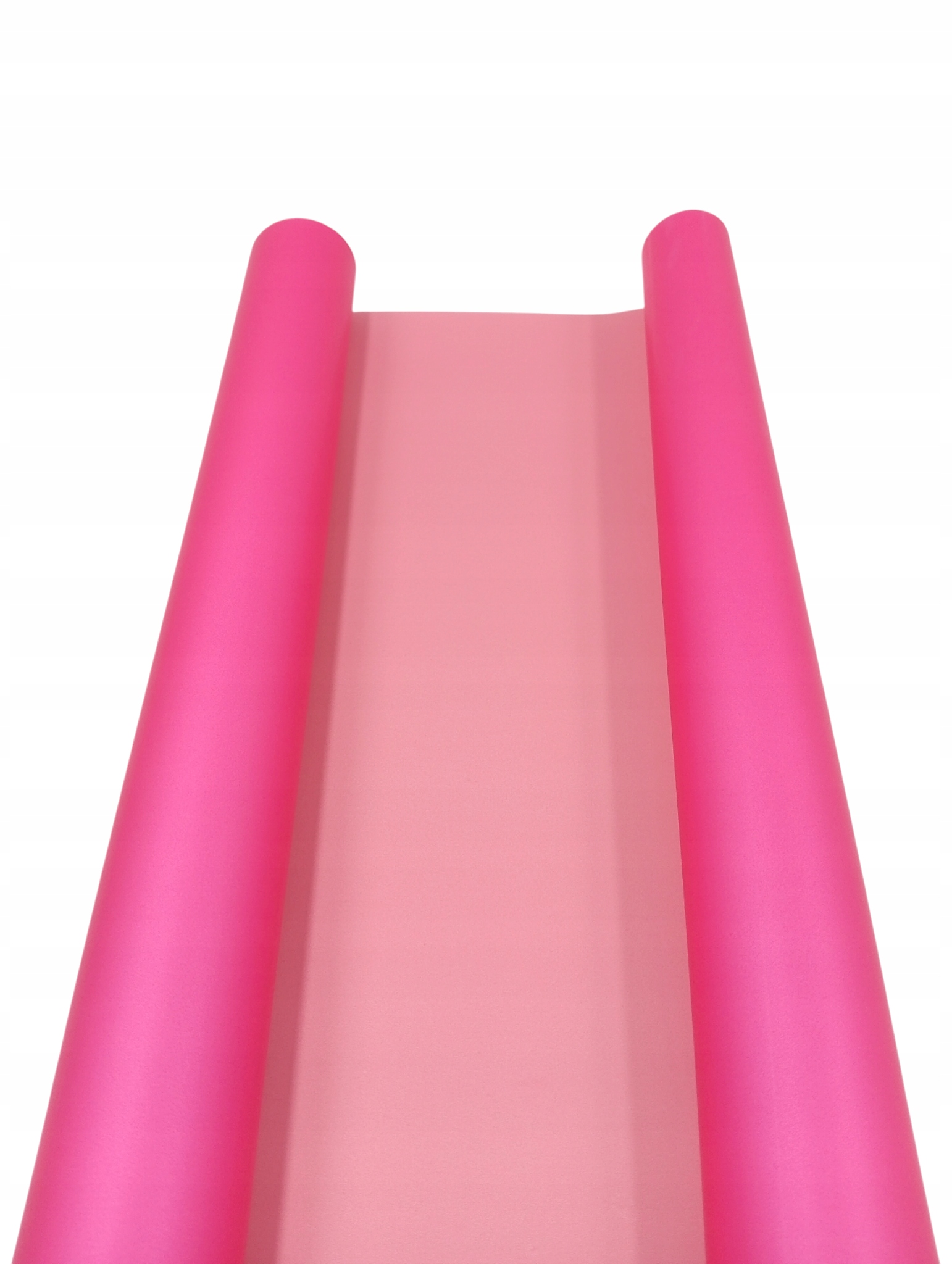 DWUSTRONNA FOLIA FLORYSTYCZNA RÓŻ FUKSJA W ROLCE 10 M SZEROKOŚĆ 56 CM