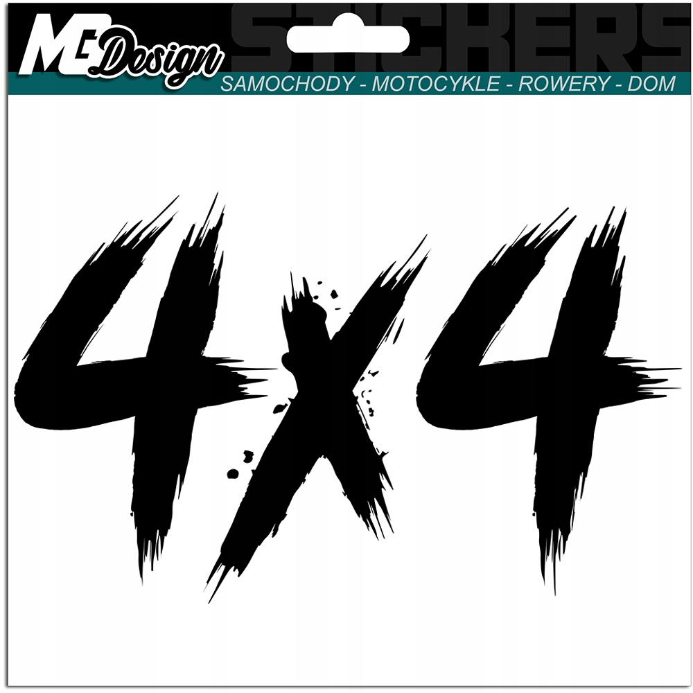 NAKLEJKA NA AUTO JEEP 4X4 OFF ROAD 24X15cm
