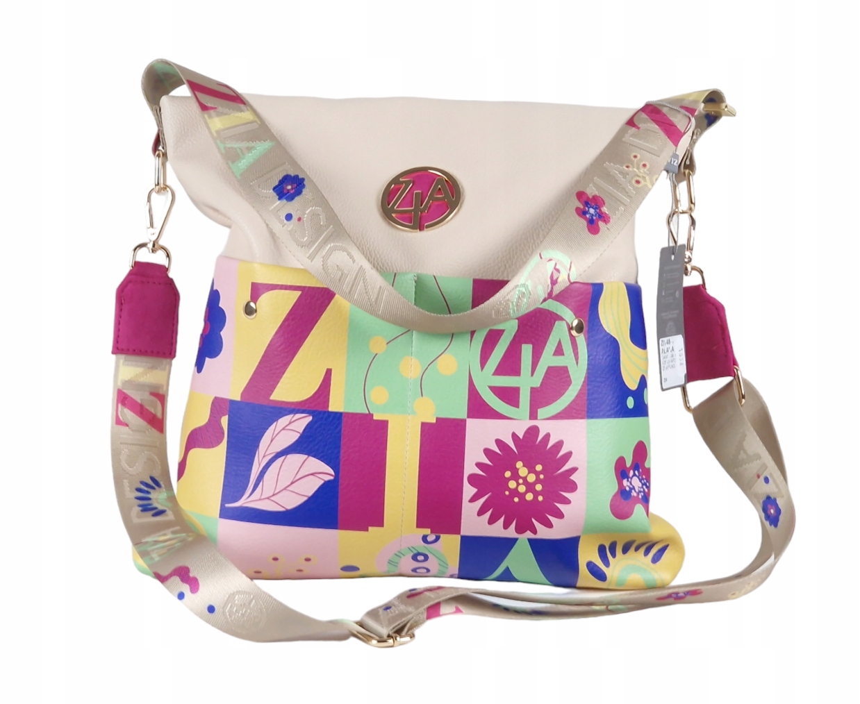 Zia Design Kabelka přes rameno shopper eko kůže béžová