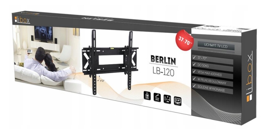 UCHWYT TV ŚCIENNY DO TELEWIZORA WIESZAK 32-85 CALI Marka Inna