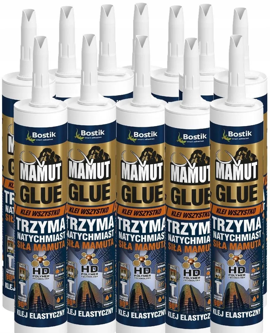 

Klej montażowy Mamut 290ml karton 12 sztuk