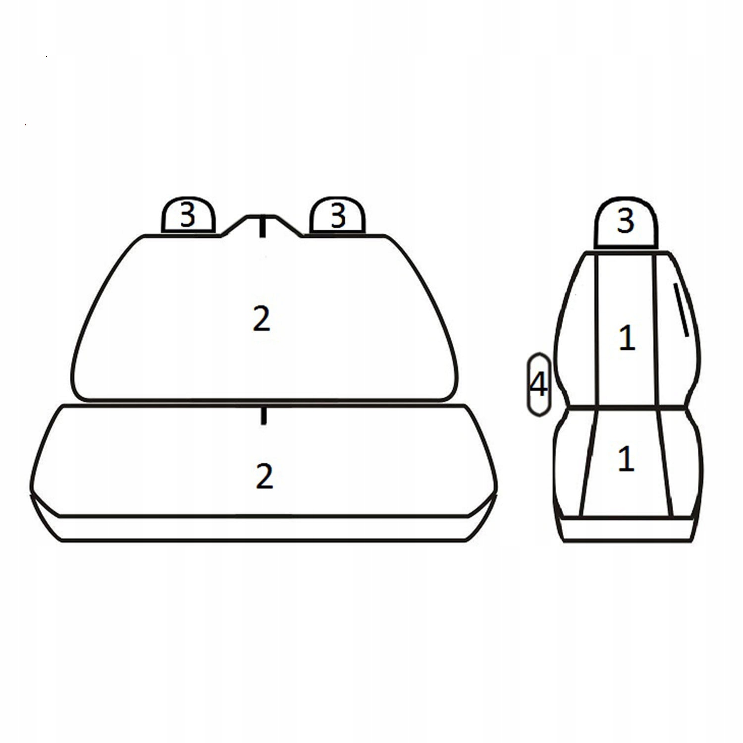Pokrowce Miarowe Opel Vivaro 2001 2013 2012 2011 2010 2009 2008 2007 2006 Producent inny