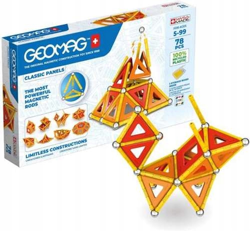 

Klocki Magnetyczne Classic 78 El. GEO-472