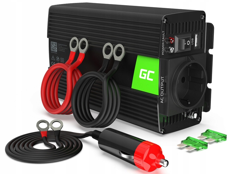 

Przetwornica Green Cell 12V na 230V 500W/1000W