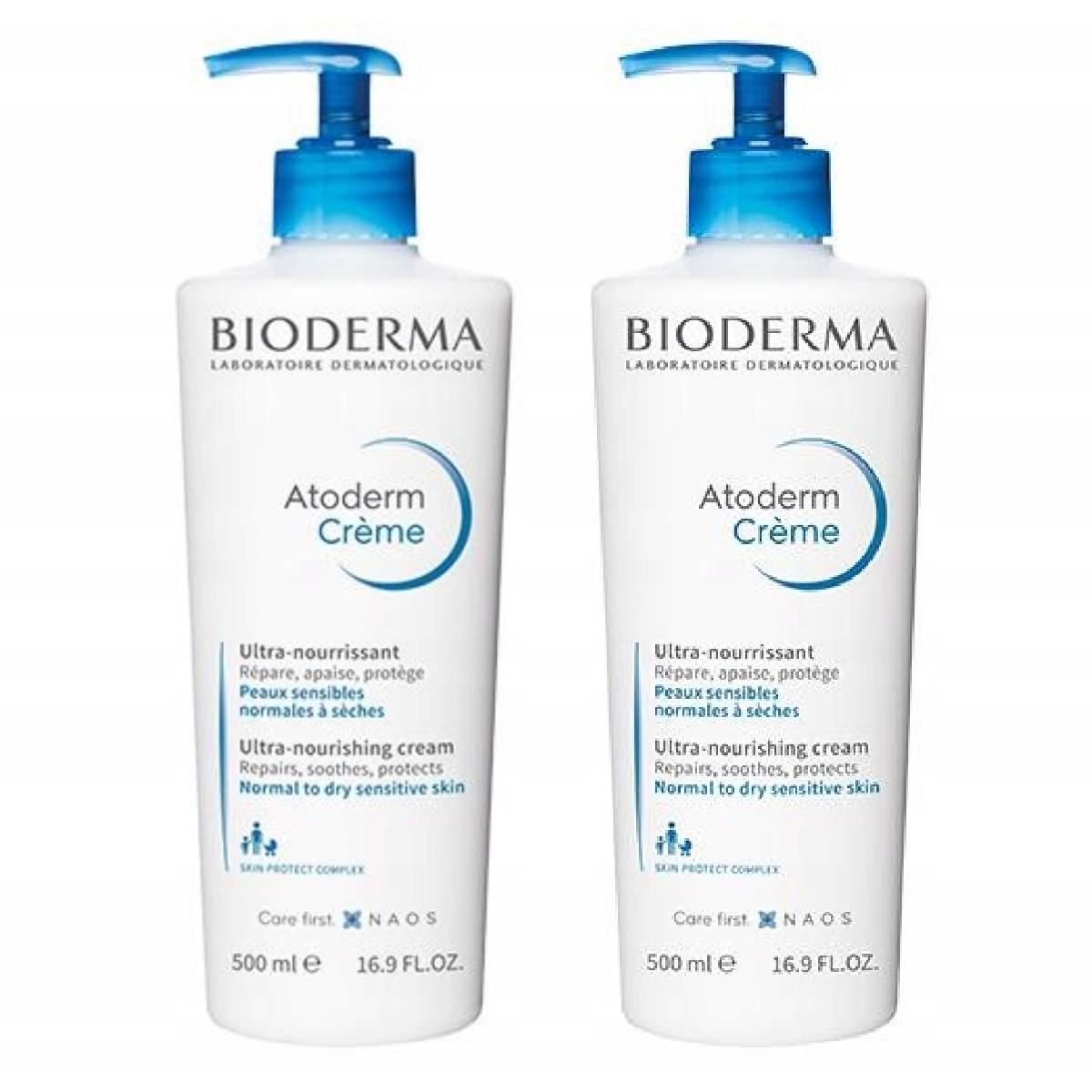 Bioderma Atoderm Creme Ultra Krem Do Twarzy Ciała Mocno Nawilżający 1000ml