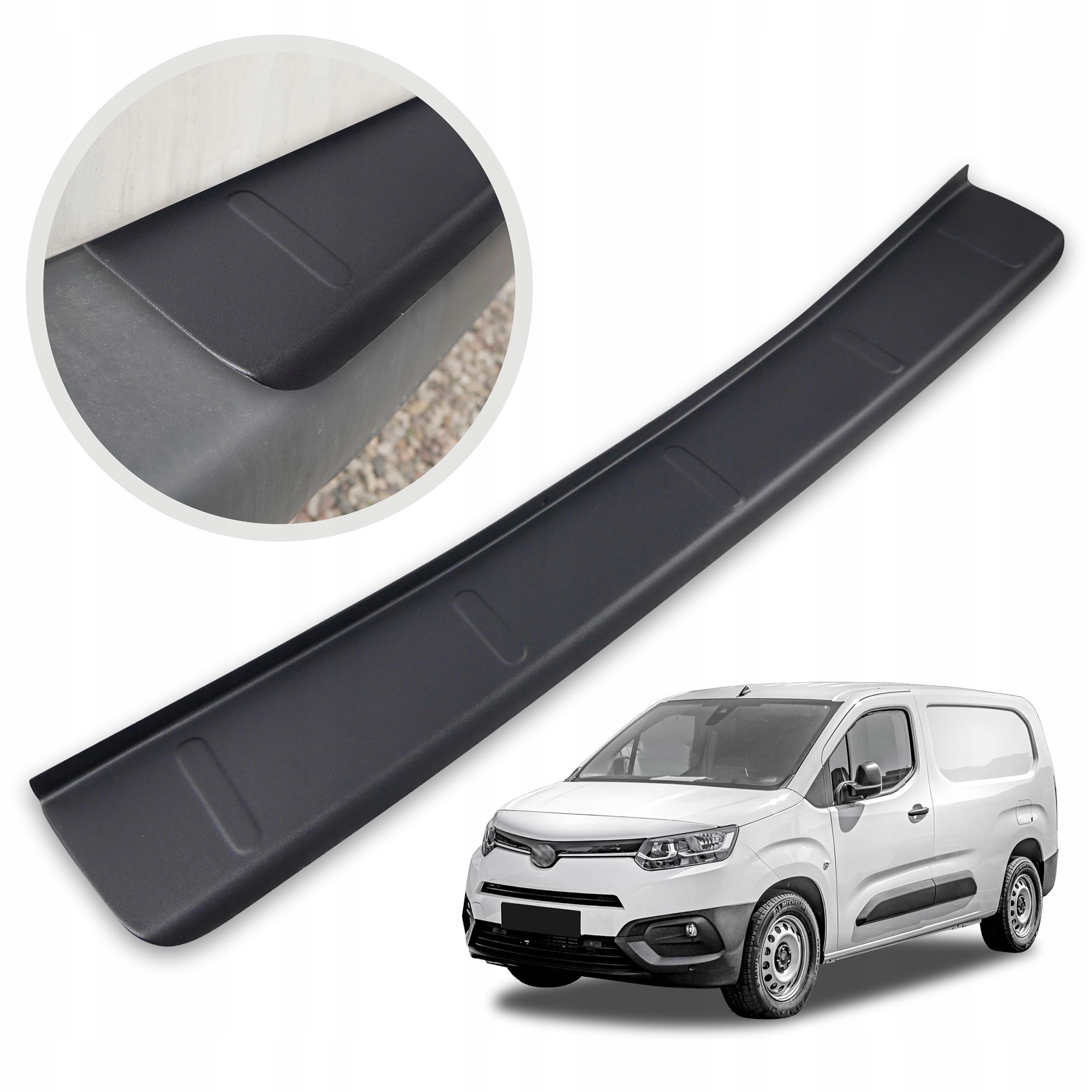 Ochranná lišta na zadný nárazník pre Toyota Proace City I 2020-
