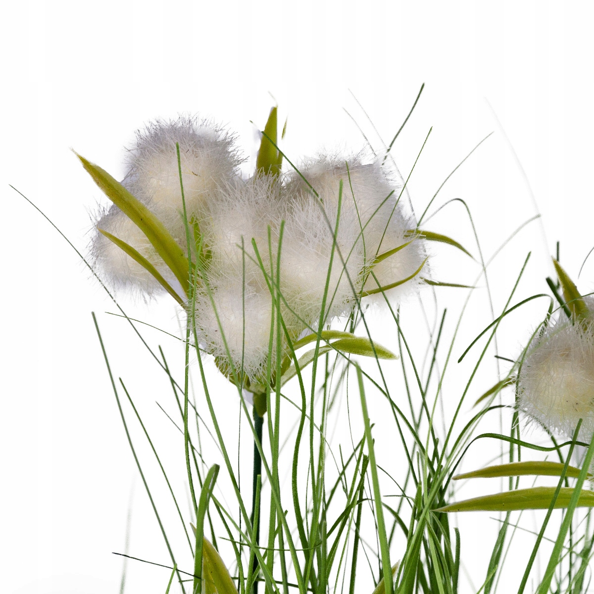 TRAWA SZTUCZNA KWIATY kula ROŚLINA W DONICZCE 50cm Wysokość maksymalna 50 cm