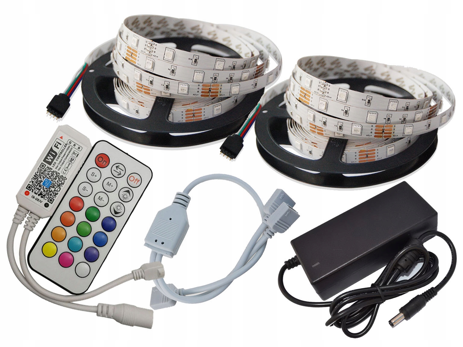 

Zestaw Taśma Listwa Led Rgb 10m + WiFi Ios Android