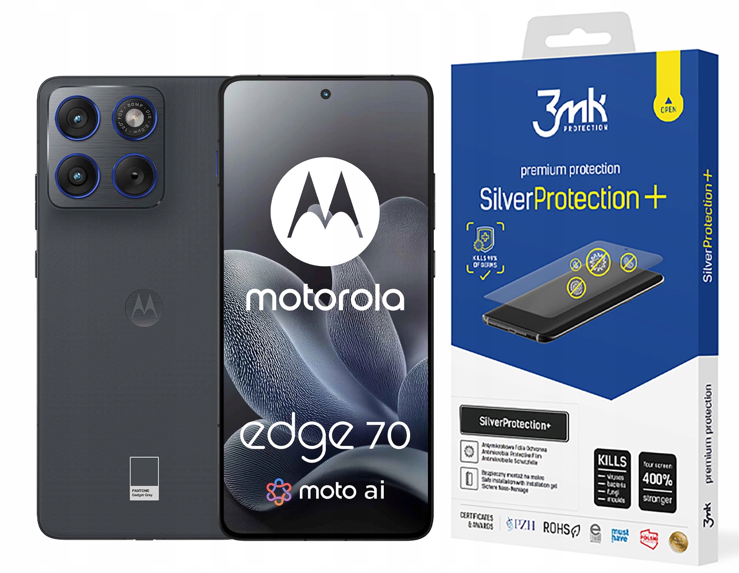 3MK Fólie Silver Protect+ pro Motorola Edge 70