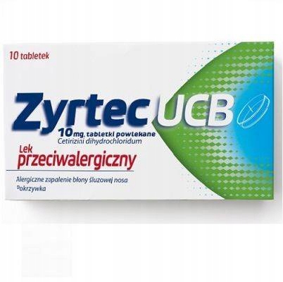 ZYRTEC UCB 10 ТАБЛЕТОК ПОРОШКОВОЕ название ZYRTEC