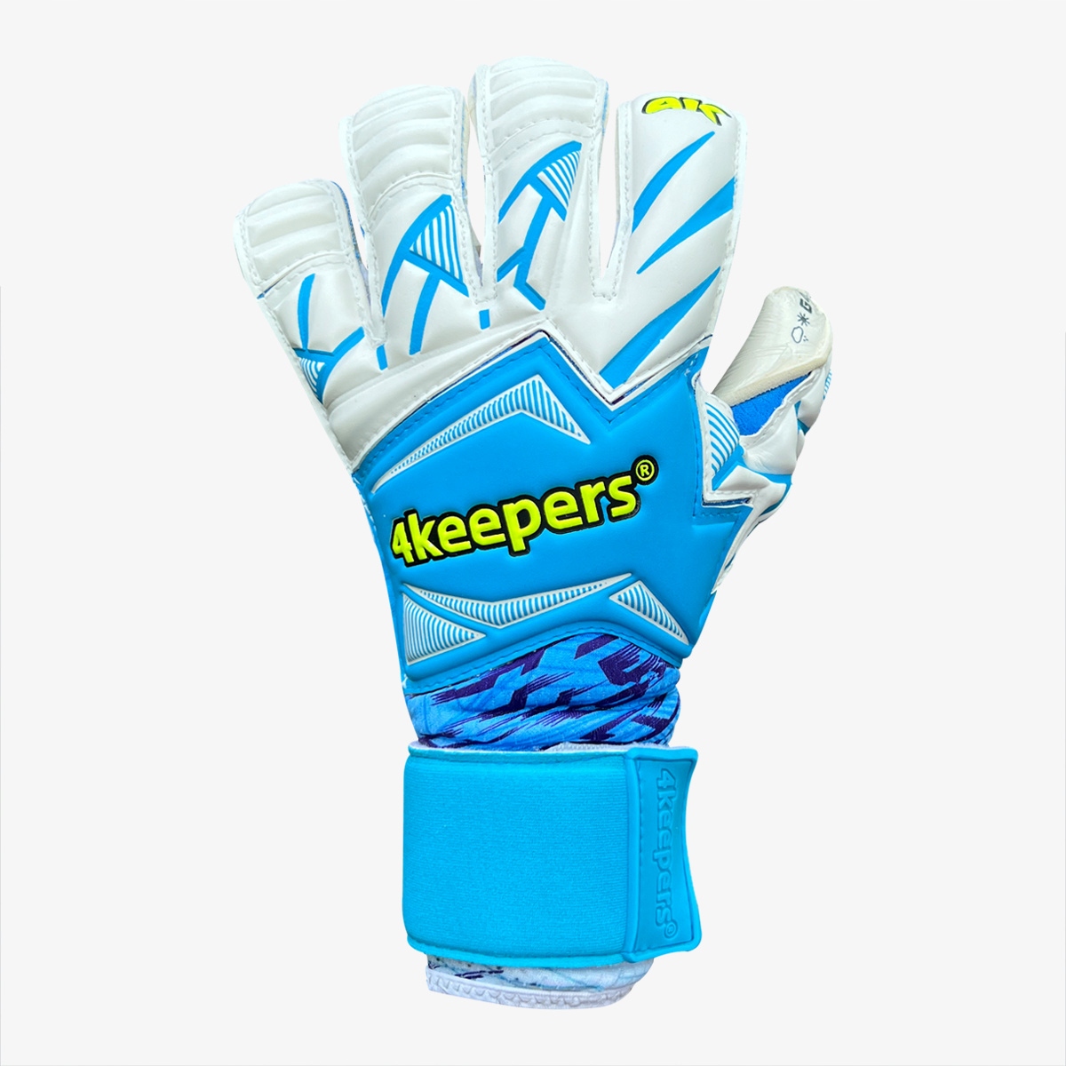 4KEEPERS brankářské rukavice na trénink Force V5.25 Wave Nc zelené