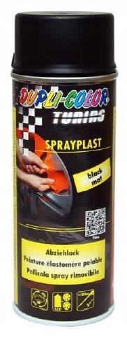 SPRAYPLAST GUMA do FELG W SPRAYU CZARNY MAT 400ml